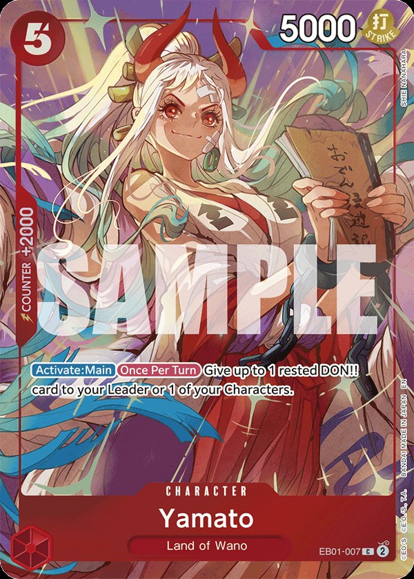 Yamato EB01-007, the C printing from EB-01 of the One Piece Card Game