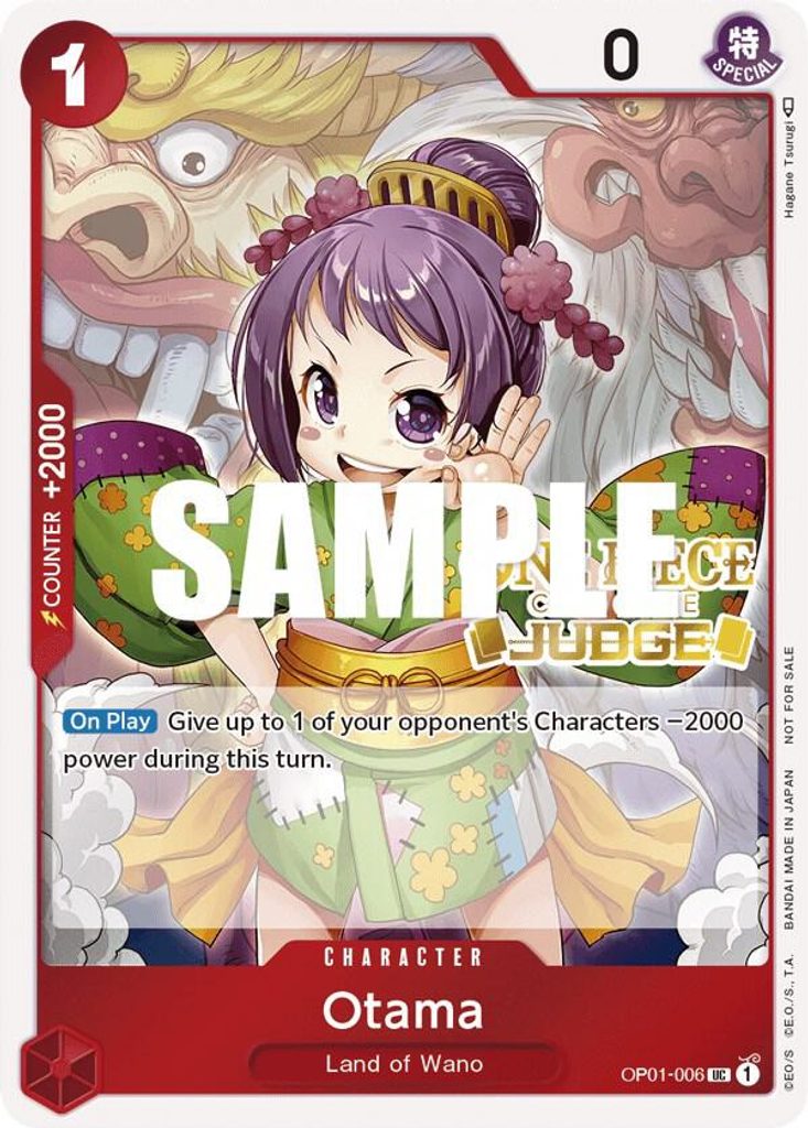 Otama OP01-006, the UC printing from OP-01 of the One Piece Card Game
