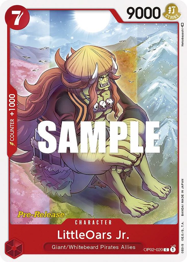 LittleOars Jr. OP02-020, the C printing from OP-02 of the One Piece Card Game