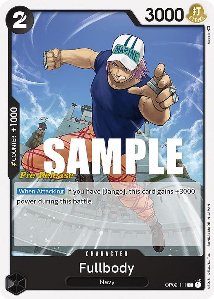 Fullbody OP02-111, the C printing from OP-02 of the One Piece Card Game