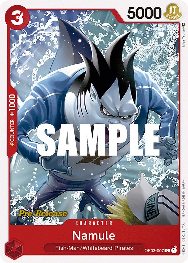 Namule OP03-007, the C printing from OP-03 of the One Piece Card Game