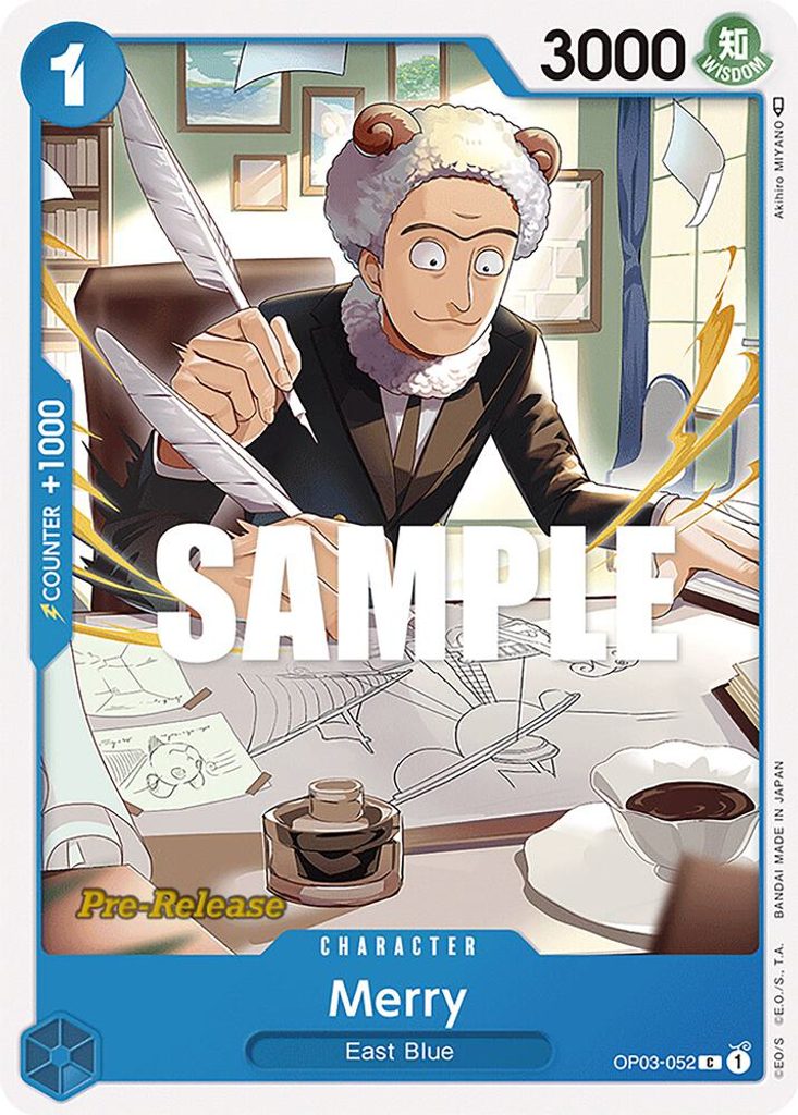 Merry OP03-052, the C printing from OP-03 of the One Piece Card Game