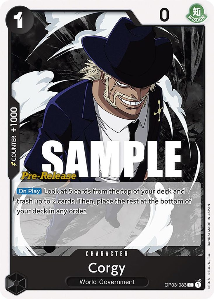 Corgy OP03-083, the C printing from OP-03 of the One Piece Card Game