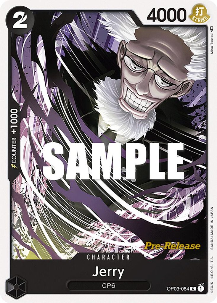 Jerry OP03-084, the C printing from OP-03 of the One Piece Card Game