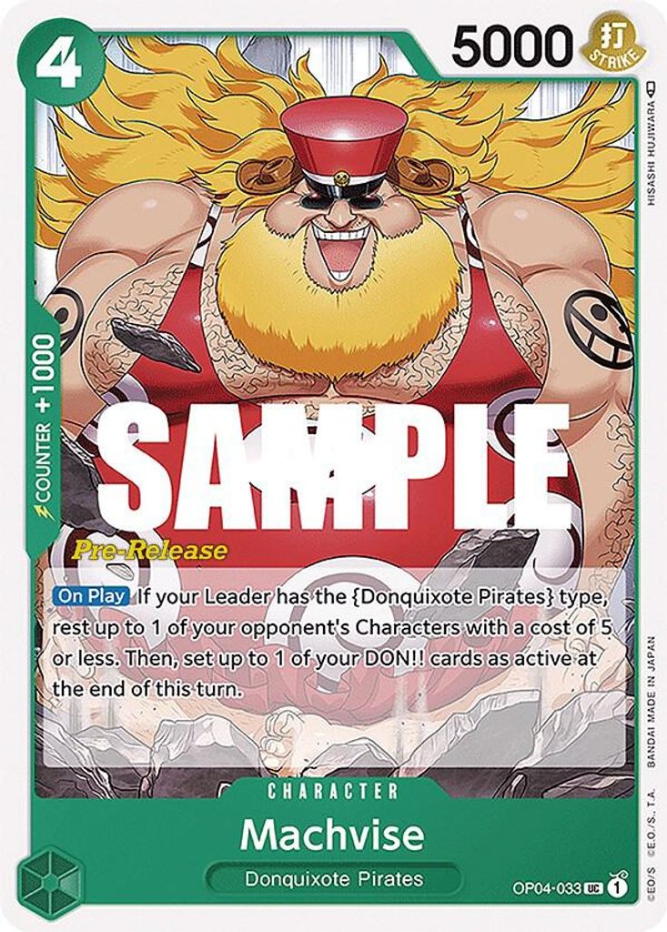Machvise OP04-033, the UC printing from OP-04 of the One Piece Card Game