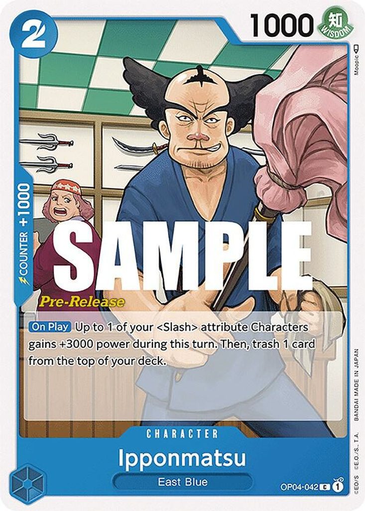 Ipponmatsu OP04-042, the C printing from OP-04 of the One Piece Card Game