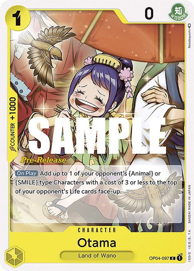 Otama OP04-097, the C printing from OP-04 of the One Piece Card Game