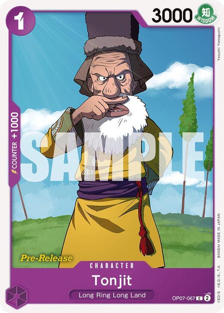 Tonjit OP07-067, the C printing from OP-07 of the One Piece Card Game