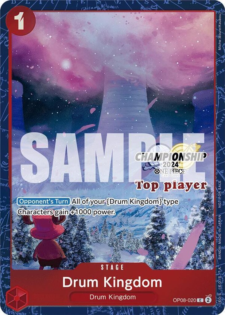 Drum Kingdom OP08-020, the C printing from OP-08 of the One Piece Card Game