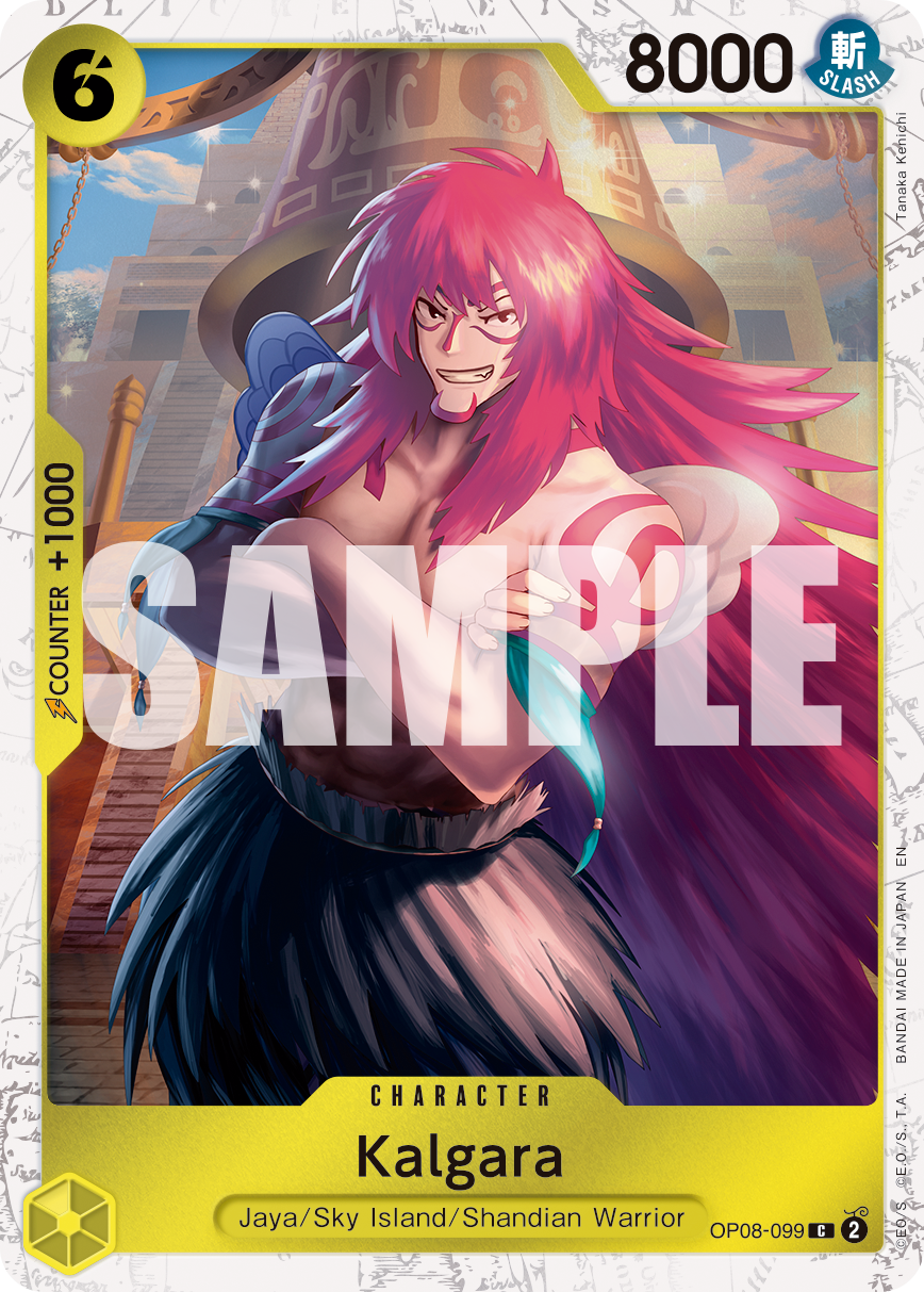 Kalgara OP08-099, the C printing from OP-08 of the One Piece Card Game