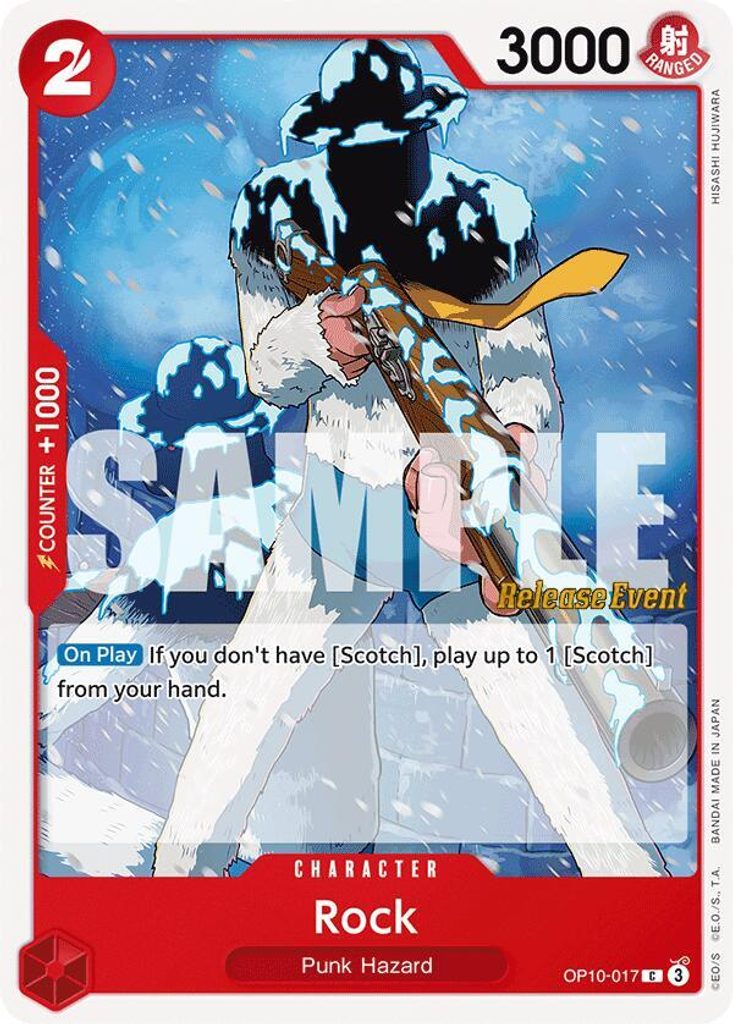 Rock OP10-017, the C printing from OP-10 of the One Piece Card Game