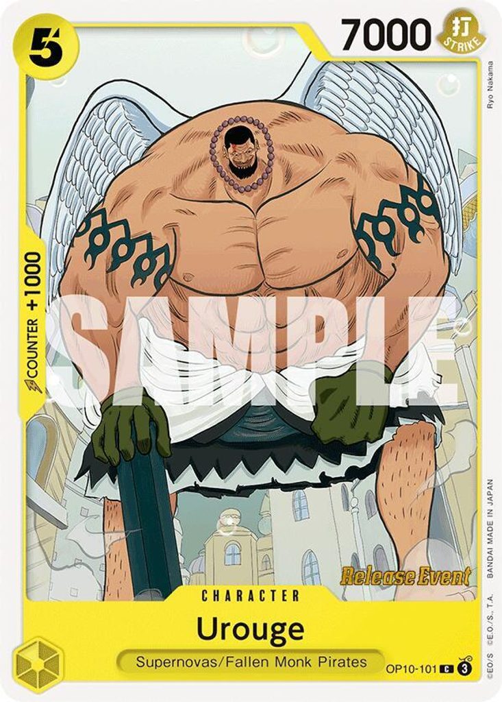 Urouge OP10-101, the C printing from OP-10 of the One Piece Card Game