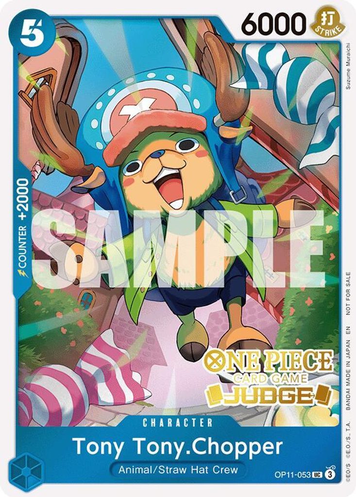 Tony Tony.Chopper OP11-053, the UC printing from OP-11 of the One Piece Card Game