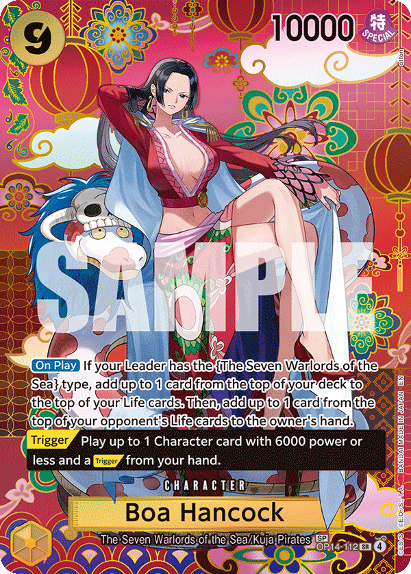 Boa Hancock - OP14-112 OP14-112, the SP printing from OP-14 of the One Piece Card Game
