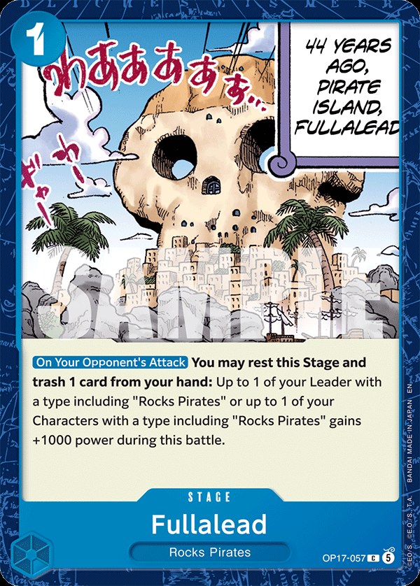 Fullalead OP17-057, the C printing from OP-17 of the One Piece Card Game