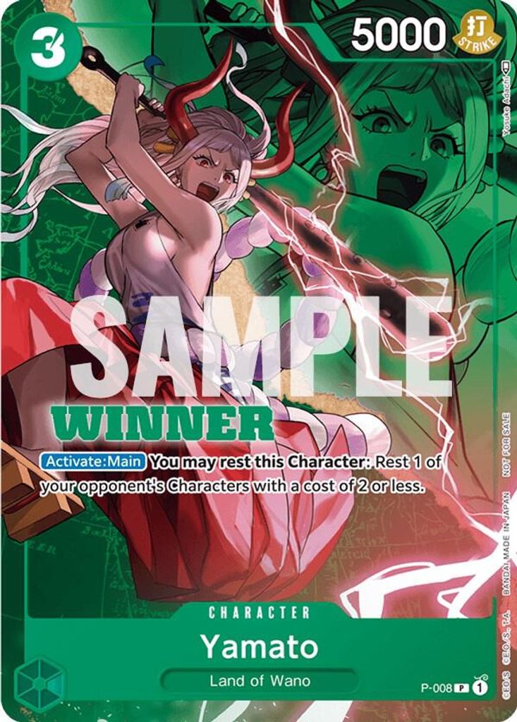 Yamato P-008, the P printing from P of the One Piece Card Game