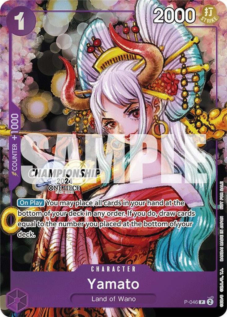 Yamato P-046, the P printing from P of the One Piece Card Game