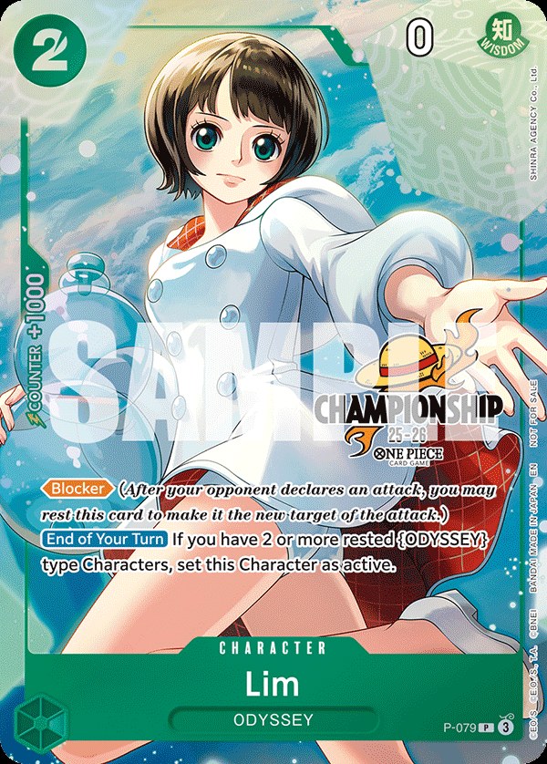 Lim P-079, the P printing from P of the One Piece Card Game