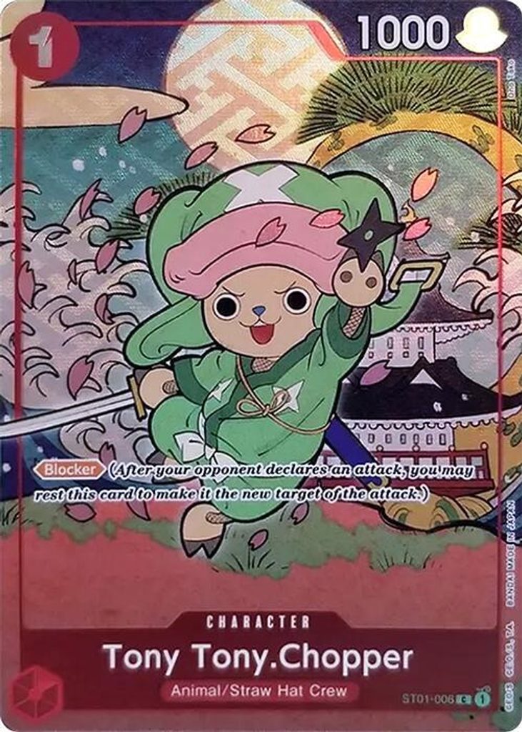 Tony Tony.Chopper ST01-006, the C printing from ST-01 of the One Piece Card Game