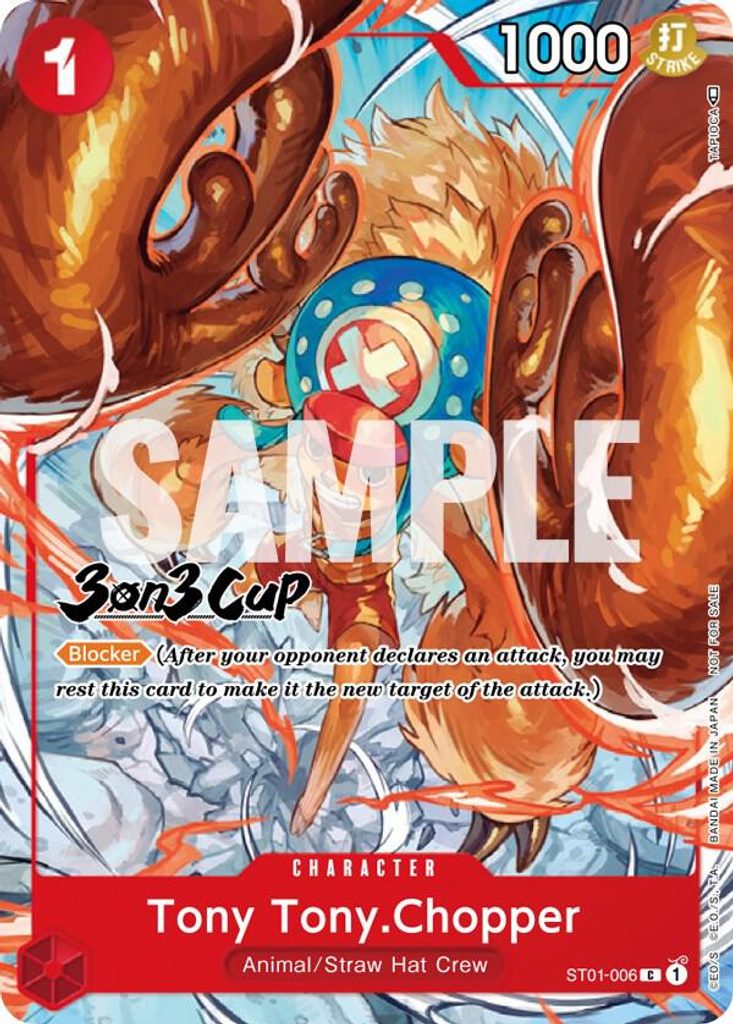 Tony Tony.Chopper ST01-006, the C printing from ST-01 of the One Piece Card Game