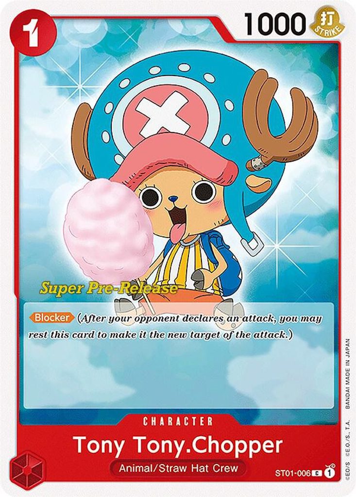Tony Tony.Chopper ST01-006, the C printing from ST-01 of the One Piece Card Game