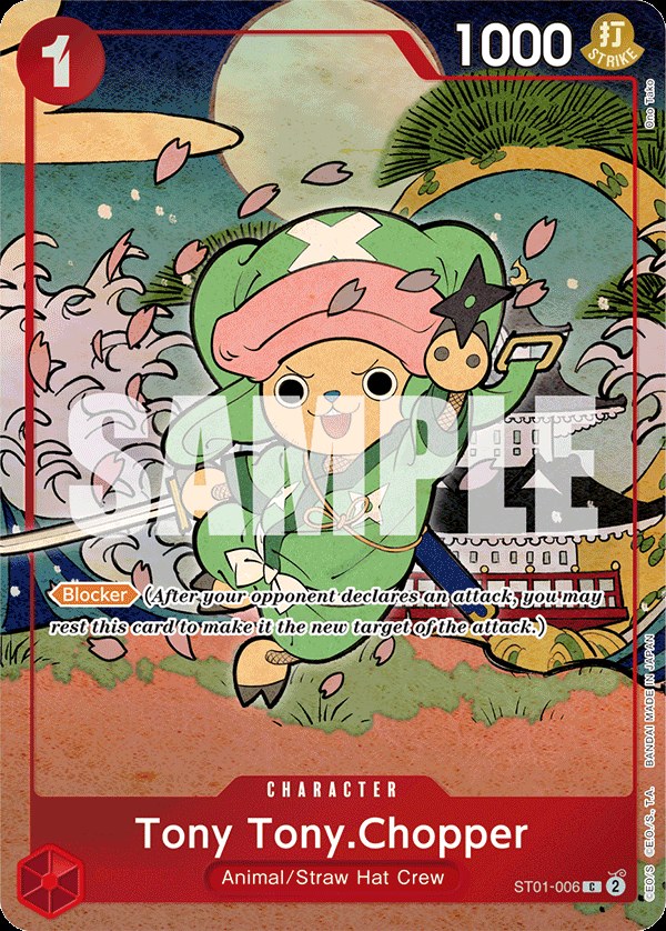 Tony Tony.Chopper ST01-006, the C printing from ST-01 of the One Piece Card Game