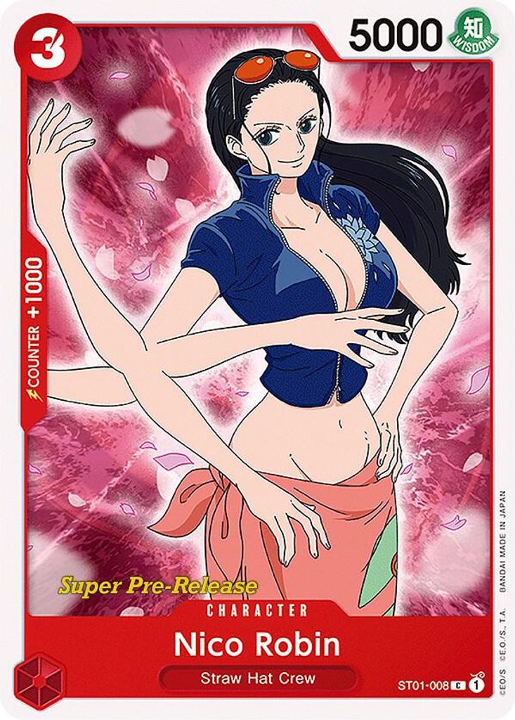 Nico Robin ST01-008, the C printing from ST-01 of the One Piece Card Game
