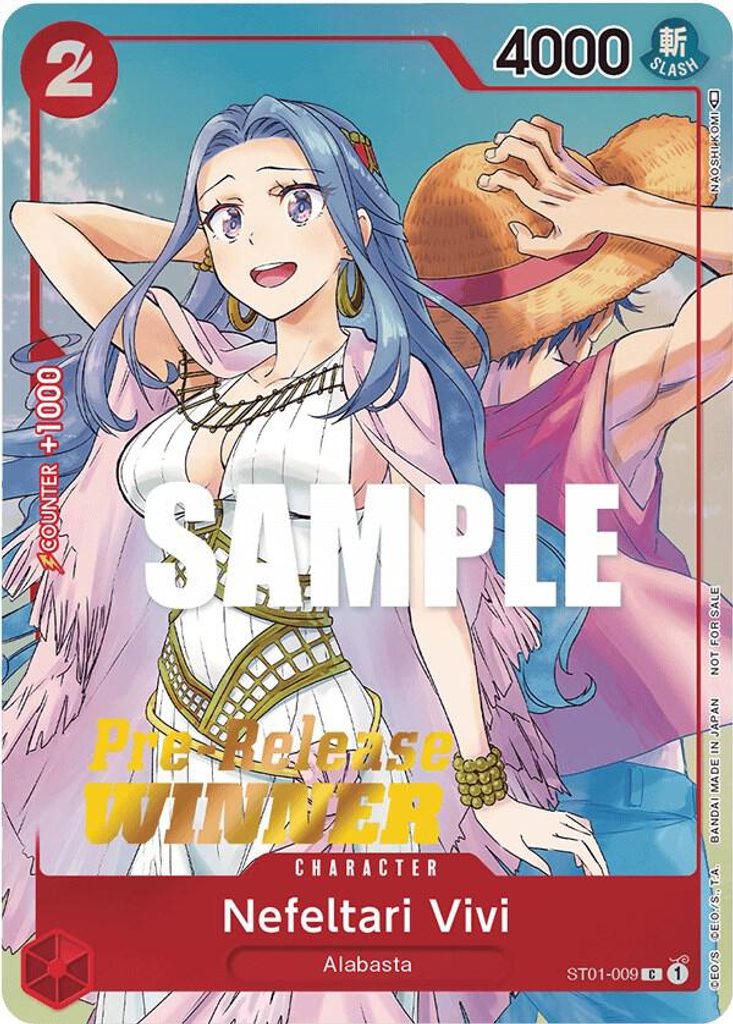 Nefeltari Vivi ST01-009, the C printing from ST-01 of the One Piece Card Game
