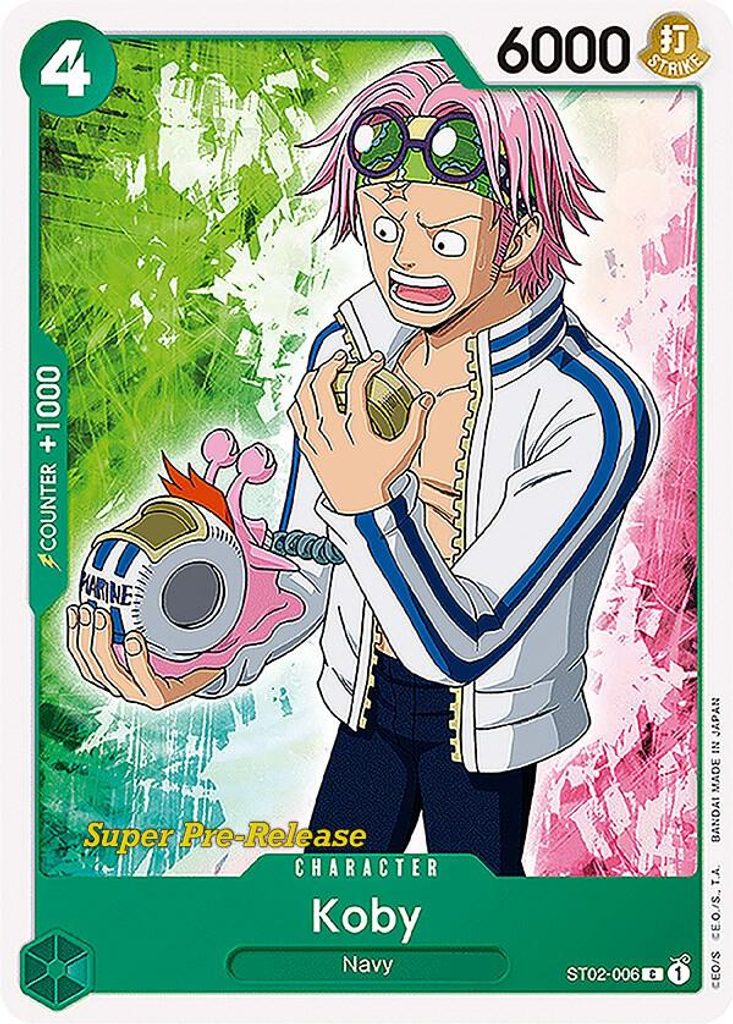 Koby ST02-006, the C printing from ST-02 of the One Piece Card Game