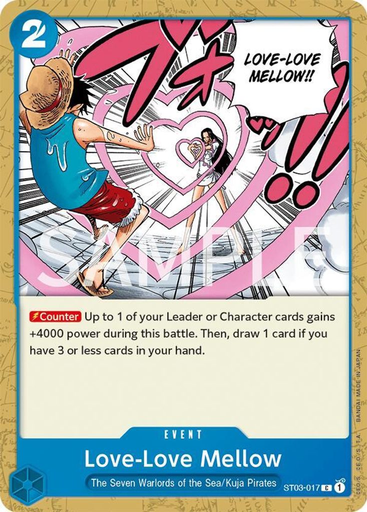Love-Love Mellow ST03-017, the C printing from ST-03 of the One Piece Card Game