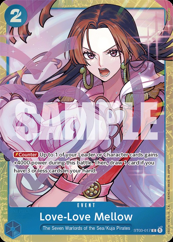Love-Love Mellow ST03-017, the C printing from ST-03 of the One Piece Card Game