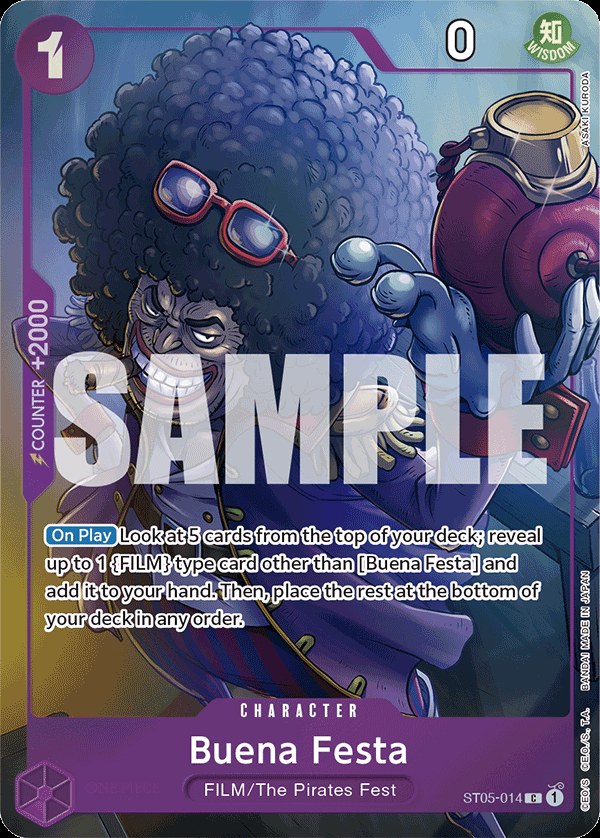 Buena Festa ST05-014, the C printing from ST-05 of the One Piece Card Game
