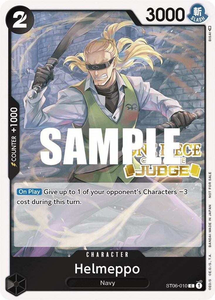 Helmeppo ST06-010, the C printing from ST-06 of the One Piece Card Game