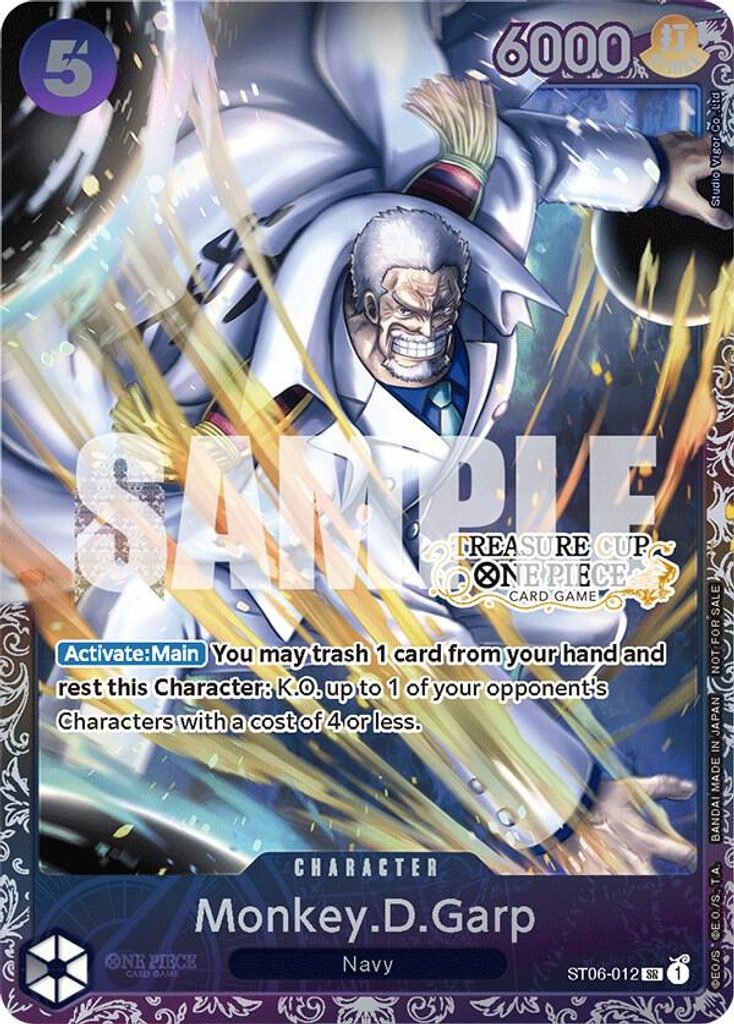 Monkey.D.Garp ST06-012, the SR printing from ST-06 of the One Piece Card Game