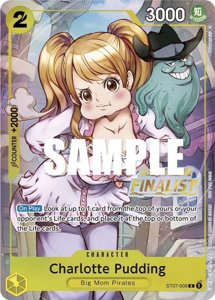 Charlotte Pudding ST07-008, the C printing from ST-07 of the One Piece Card Game