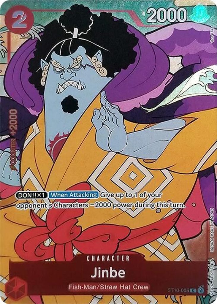 Jinbe ST10-005, the C printing from ST-10 of the One Piece Card Game