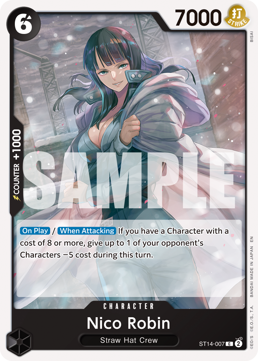 Nico Robin - ST14-007 ST14-007, the C printing from ST-14 of the One Piece Card Game
