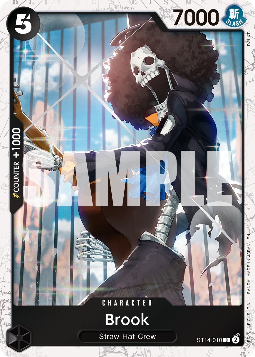 Brook - ST14-010 ST14-010, the C printing from ST-14 of the One Piece Card Game