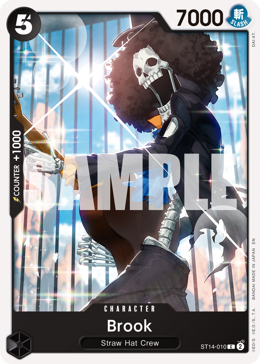 Brook - ST14-010 ST14-010, the C printing from ST-14 of the One Piece Card Game
