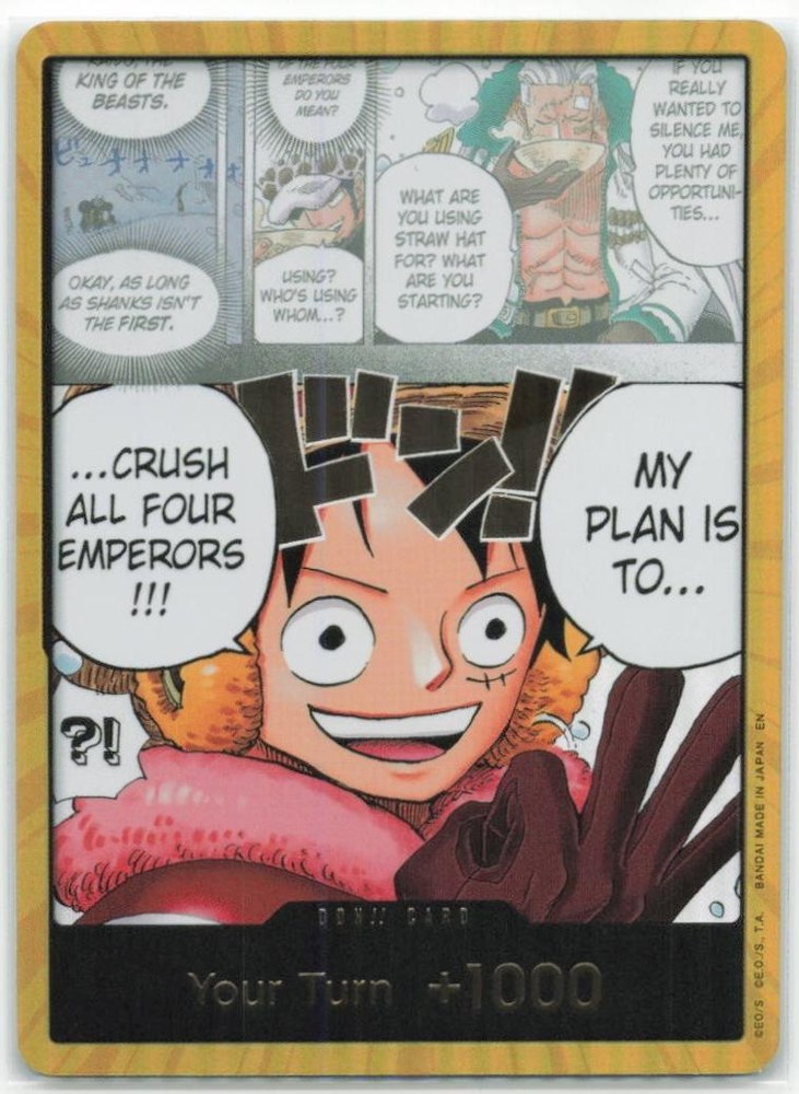 DON!! Card DON-710859, the DON!! printing from OP-17 of the One Piece Card Game