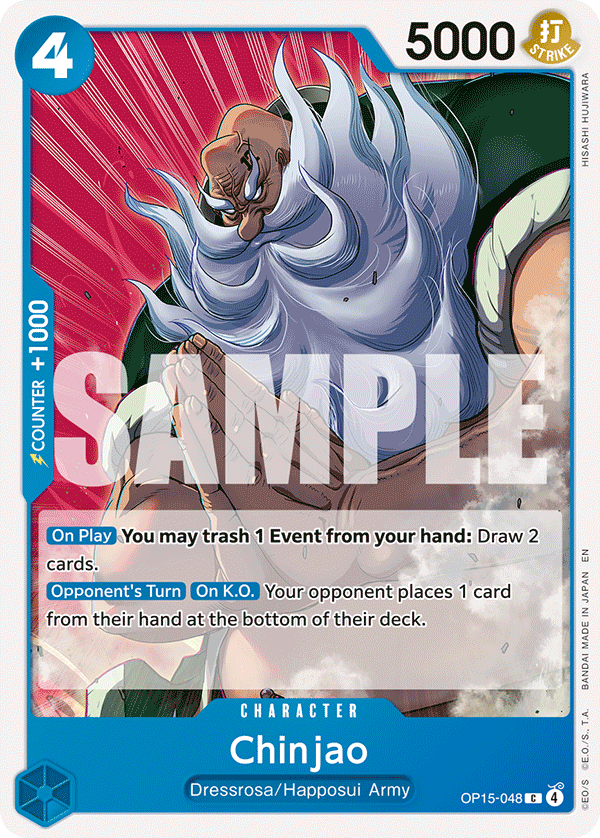 Chinjao OP15-048, the C printing from OP-15 of the One Piece Card Game
