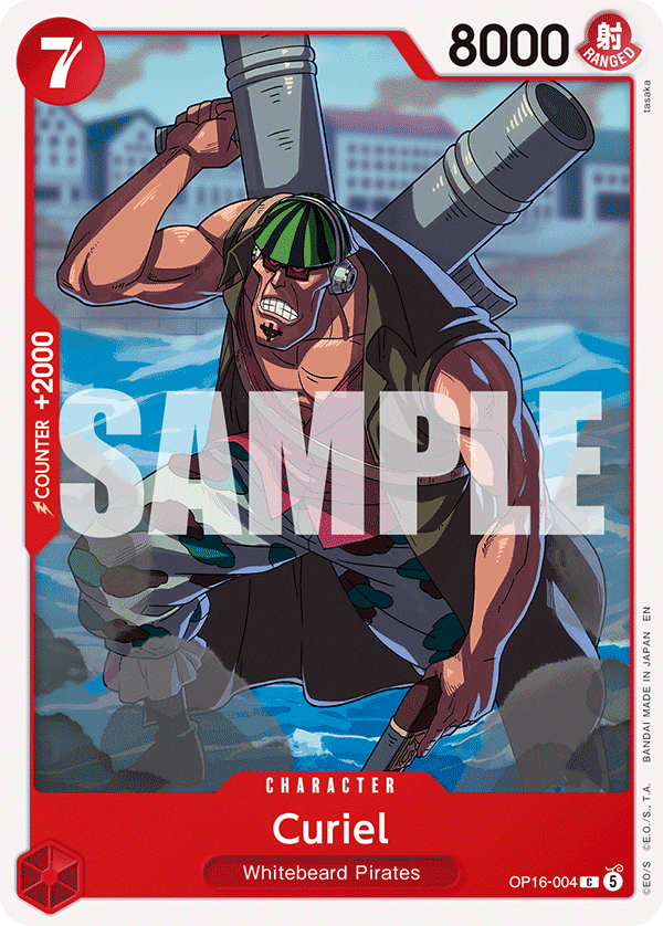 Curiel OP16-004, the C printing from OP-16 of the One Piece Card Game
