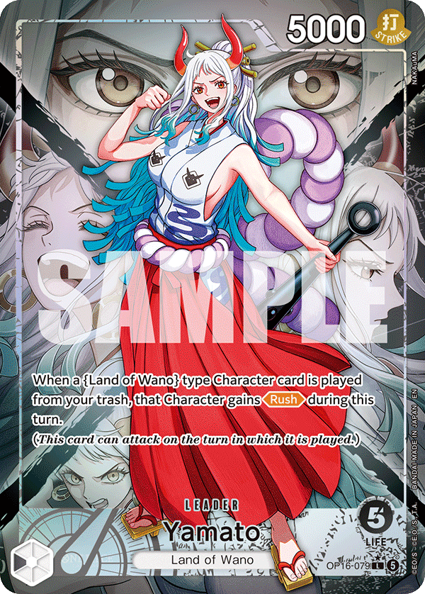 Yamato (079) OP16-079, the L printing from OP-16 of the One Piece Card Game