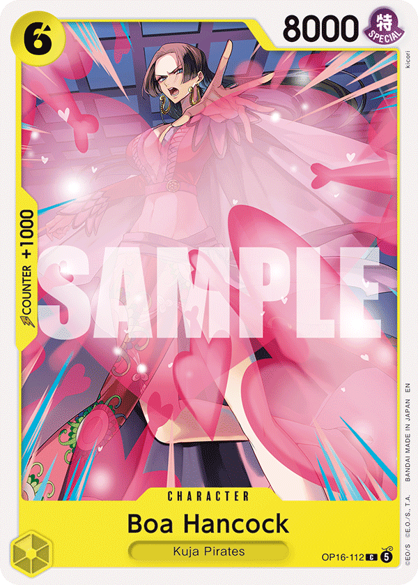 Boa Hancock (112) OP16-112, the C printing from OP-16 of the One Piece Card Game