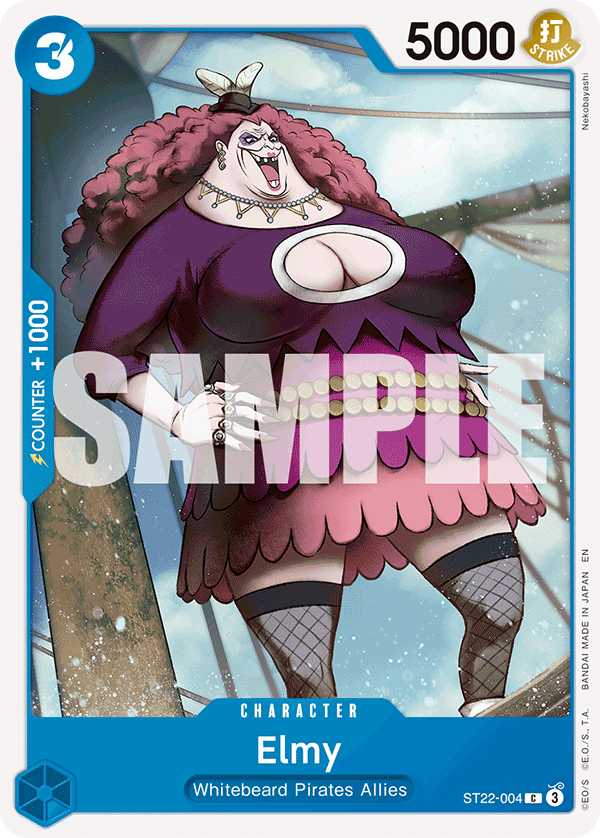 Elmy ST22-004, the C printing from ST-22 of the One Piece Card Game