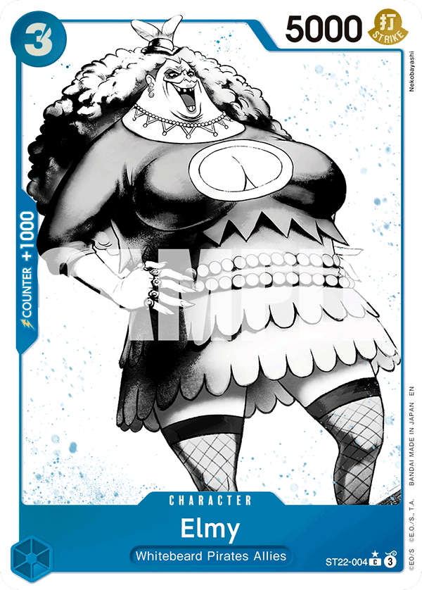 Elmy ST22-004, the C printing from ST-22 of the One Piece Card Game