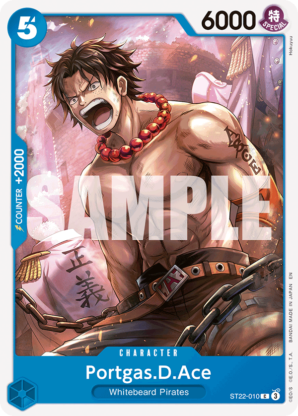 Portgas.D.Ace ST22-010, the C printing from ST-22 of the One Piece Card Game