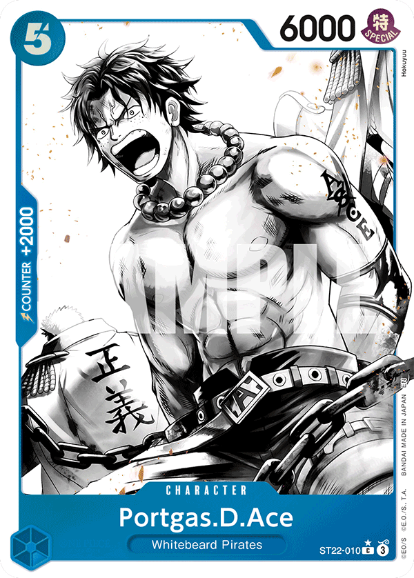 Portgas.D.Ace ST22-010, the C printing from ST-22 of the One Piece Card Game