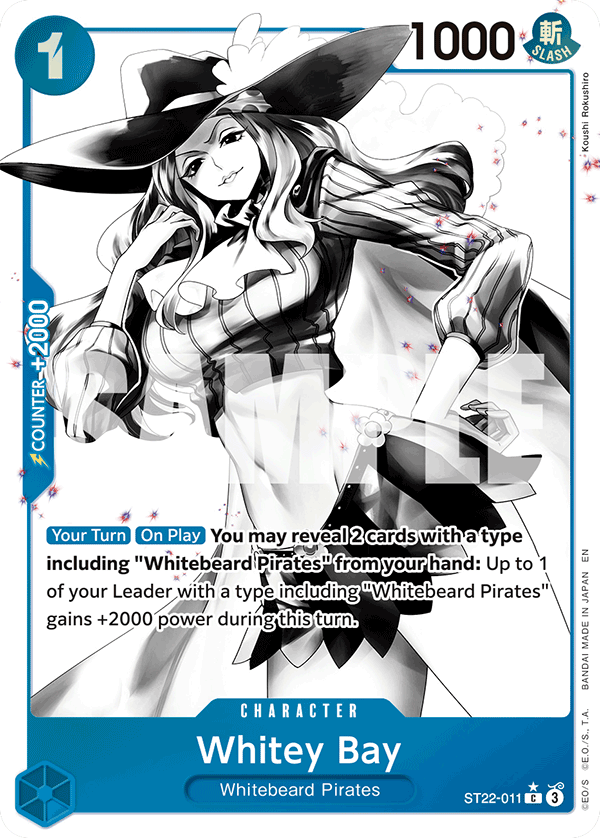 Whitey Bay ST22-011, the C printing from ST-22 of the One Piece Card Game