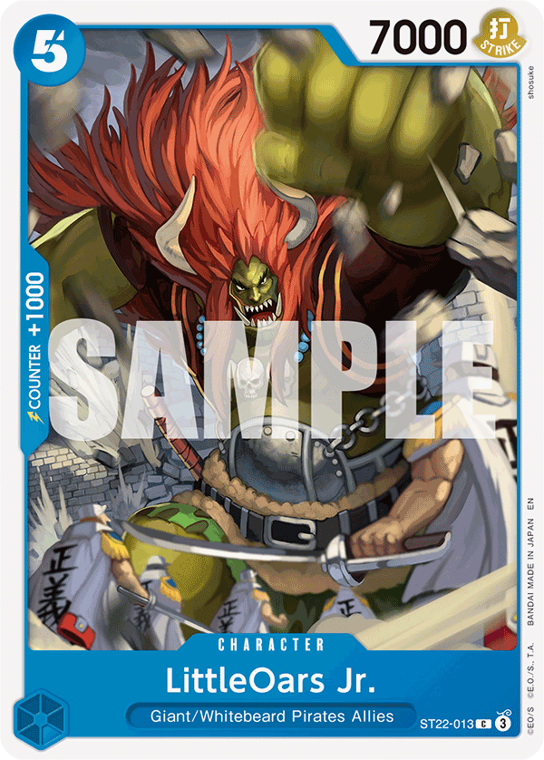 LittleOars Jr. ST22-013, the C printing from ST-22 of the One Piece Card Game